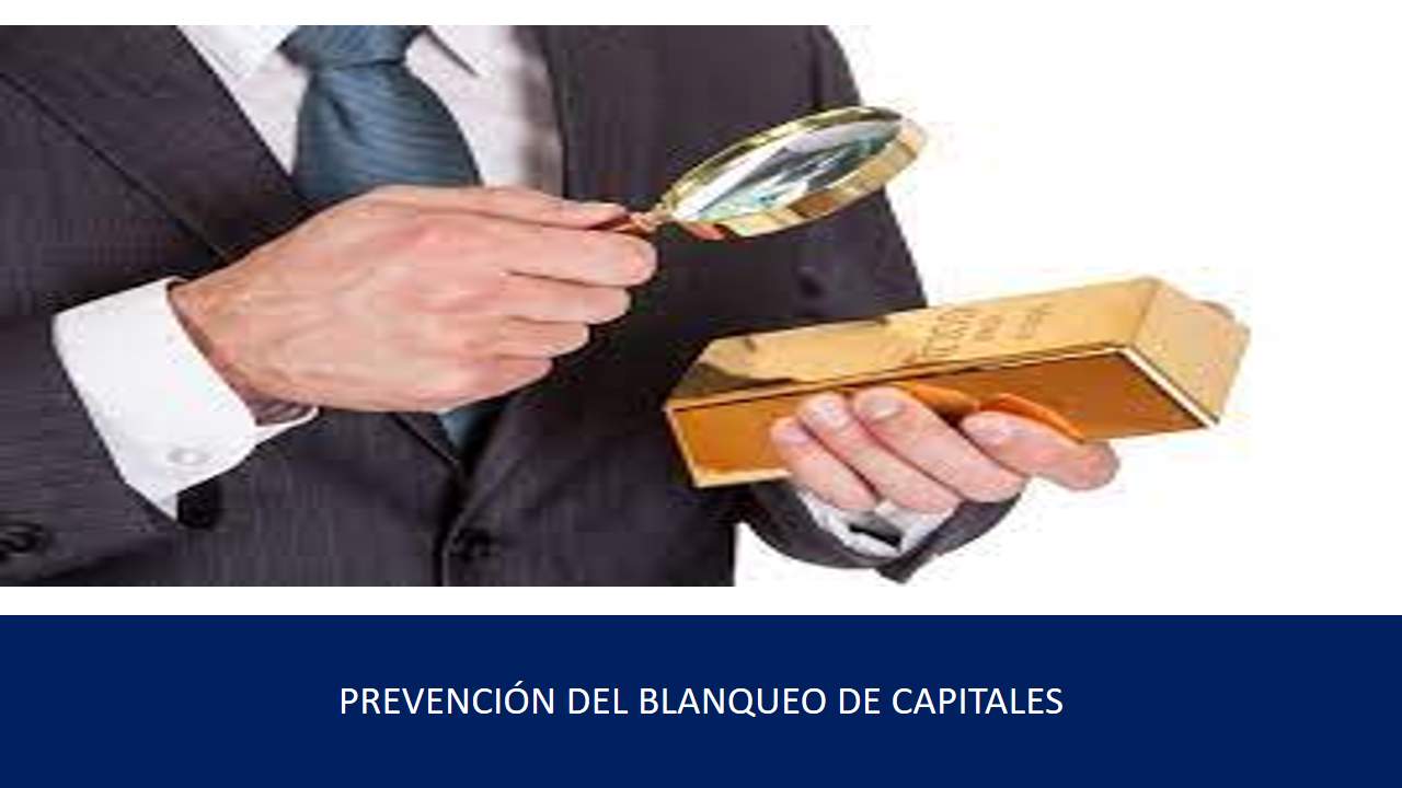 Curso de PREVENCIÓN DEL BLANQUEO DE CAPITALES