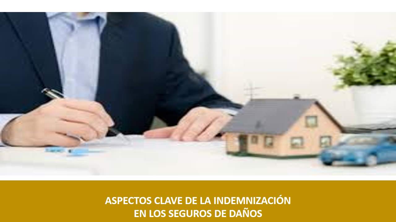 Curso de ASPECTOS CLAVE DE LA INDEMNIZACIÓN EN LOS SEGUROS DE DAÑOS