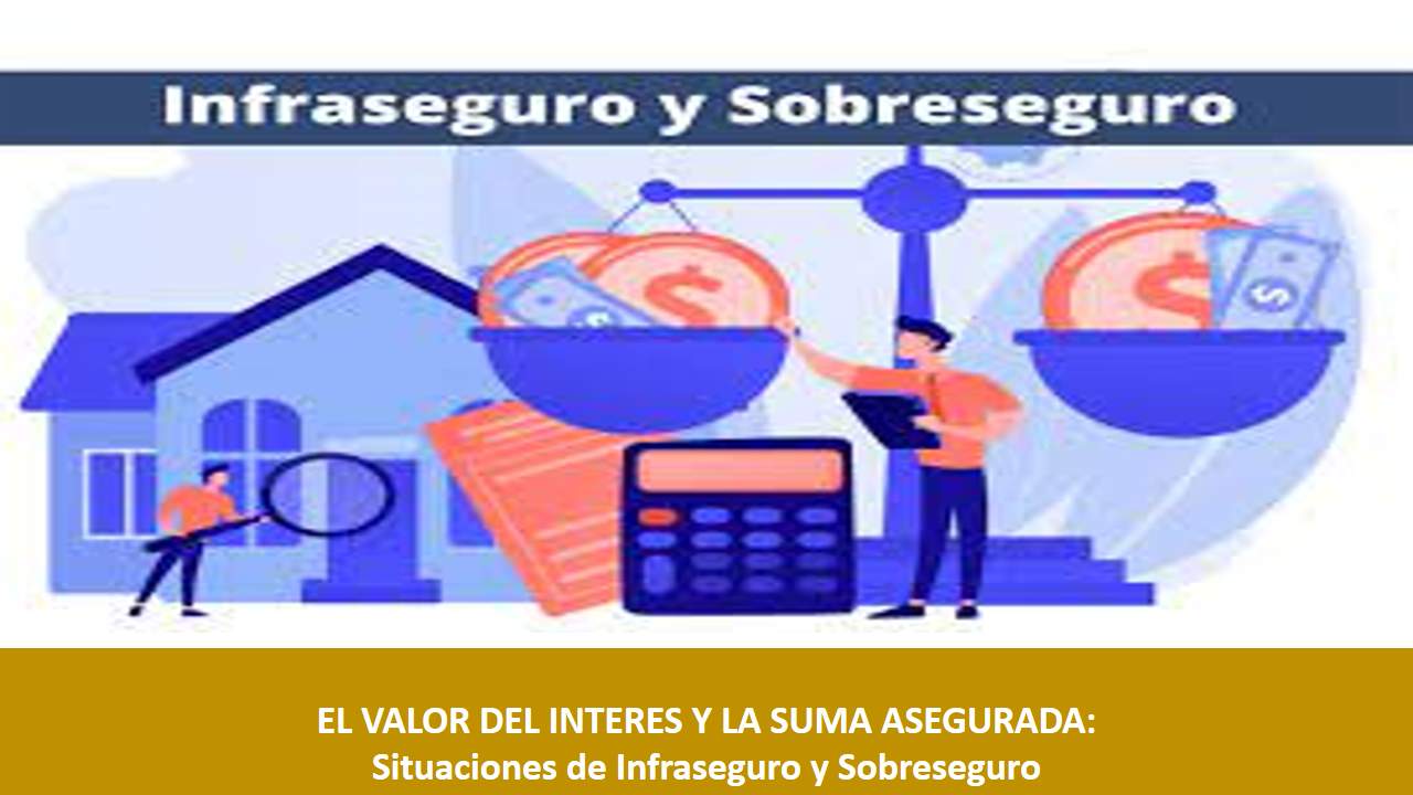 Curso de EL VALOR DEL INTERES Y LA SUMA ASEGURADA: Situaciones de Infraseguro y Sobreseguro