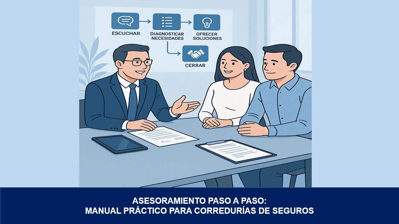 Curso de ASESORAMIENTO PASO A PASO: MANUAL PRÁCTICO PARA CORREDURÍAS DE SEGUROS