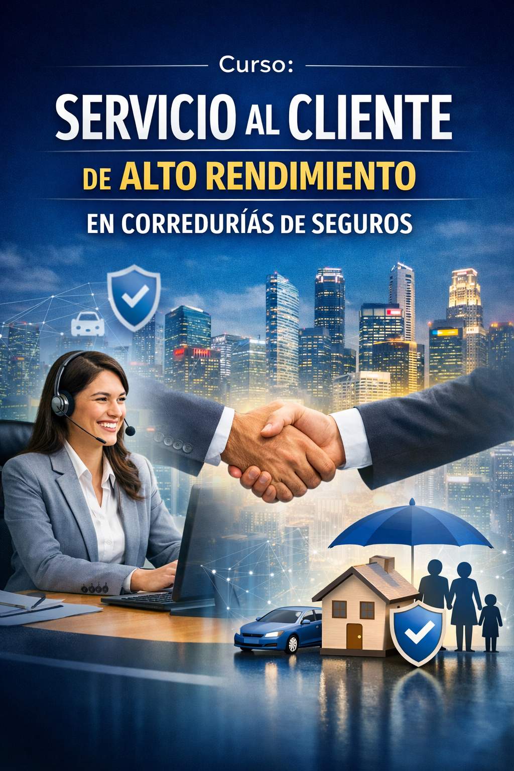 Curso de SERVICIO AL CLIENTE DE ALTO RENDIMIENTO EN CORREDURÍAS DE SEGUROS