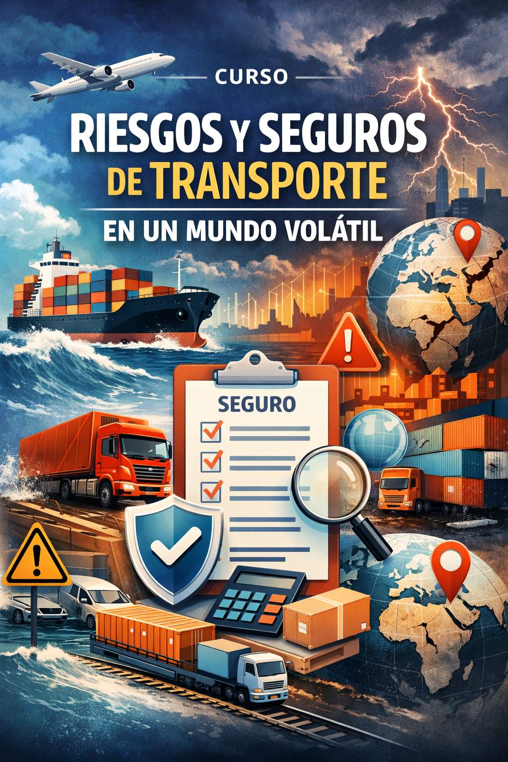 Curso de Riesgos y Seguros de Transporte en un Mundo Volátil