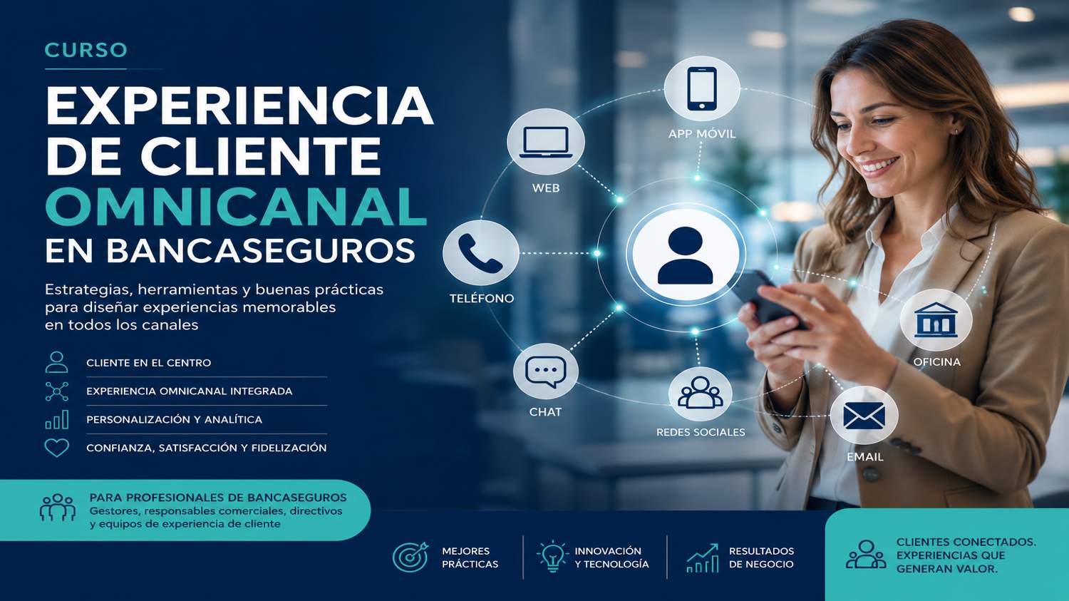 Curso de Experiencia de Cliente Omnicanal en Bancaseguros
